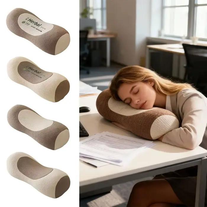 Oreillers cylindriques en sarrasin anti-arche, respirants, pour le soutien de la colonne vertébrale, favorisant le sommeil, soulageant les douleurs cervicales, oreiller de traction pour adultes