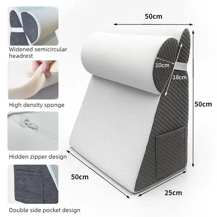 Oreiller triangulaire en mousse à mémoire de forme pour dormir