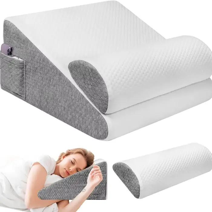 Oreiller triangulaire en mousse à mémoire de forme pour dormir