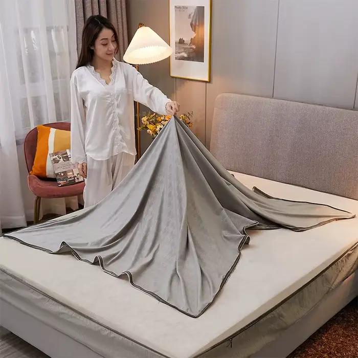 Protecteur de matelas amovible à fermeture éclair