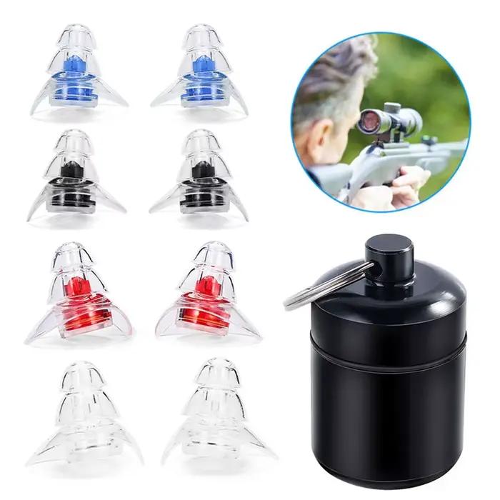 Bouchons d'oreille anti-bruit en silicone souple