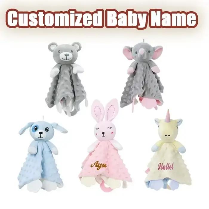 Couverture personnalisée brodée pour bébés filles et garçons