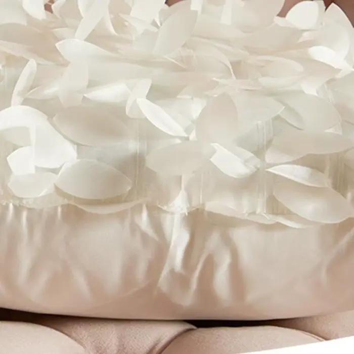 G6KF – housse coussin décorative en forme feuille taie d'oreiller douce, décorative, pour salon, canapé-lit canapé,