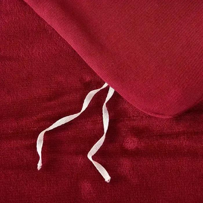 Ensemble de housse de couette en velours de lait haut de gamme avec drap de lit et taies d'oreiller