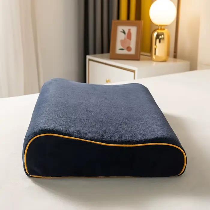 Taie d'oreiller en Latex, housse de coussin en flanelle 30x50 40x60, taies d'oreiller de couleur unie de haute qualité