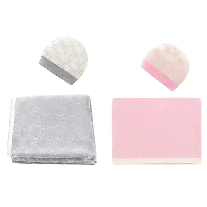 Couverture matelassée Jacquard en tricot épais pour enfants