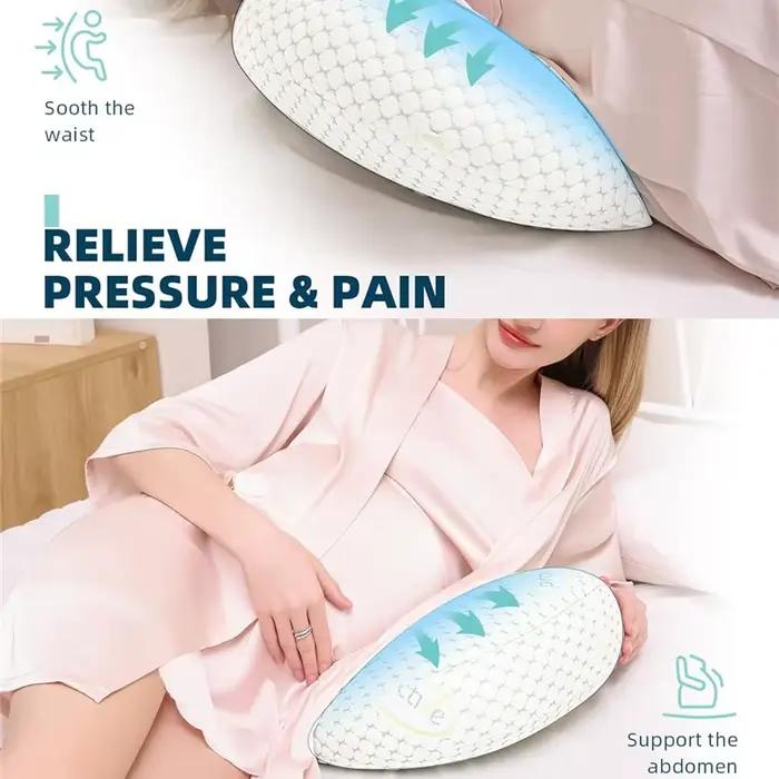 Oreiller de grossesse en forme de U pour femmes enceintes