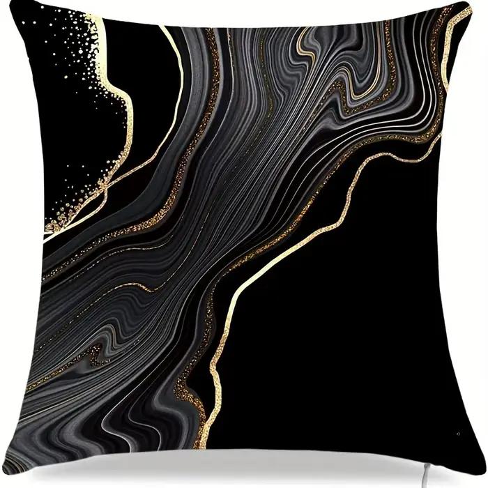 Juste de coussin en polyester ultra doux pour la décoration de la maison