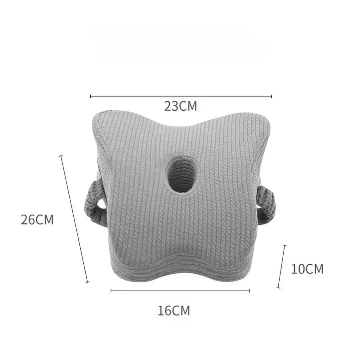 Oreiller orthopédique en mousse à mémoire de forme pour les jambes, pour dormir, sciatique, dos, articulation des hanches, soulagement de la douleur, coussinet de cuisse et de jambe