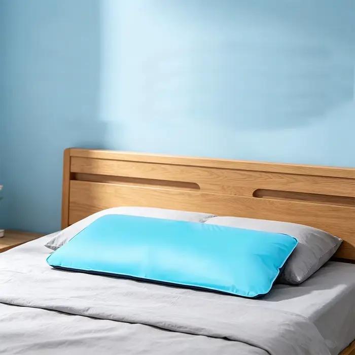 Lot de 1 ou 2 coussins rafraîchissants pour la transpiration nocturne, réduction de la chaleur et sommeil confortable, tapis rafraîchissant facile à utiliser, réutilisable et portable