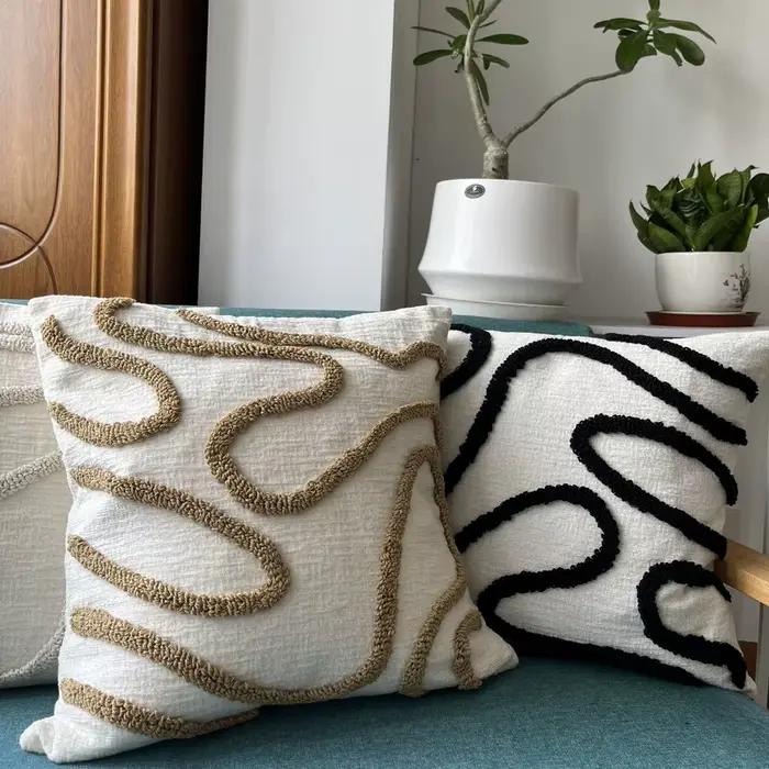 Junwell – coussin nordique en Chenille