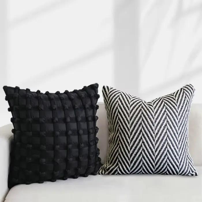 Housse de coussin minimaliste moderne