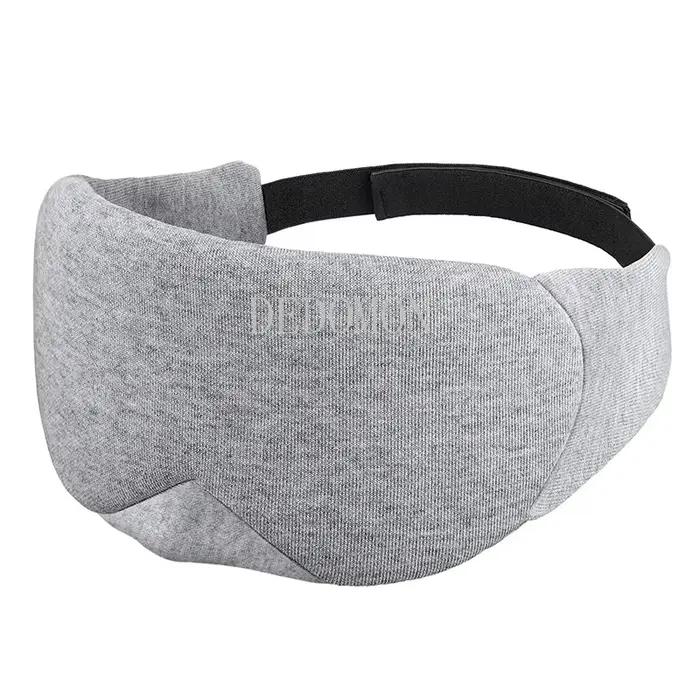 Couvre-yeux en coton, masque pour les yeux de voyage